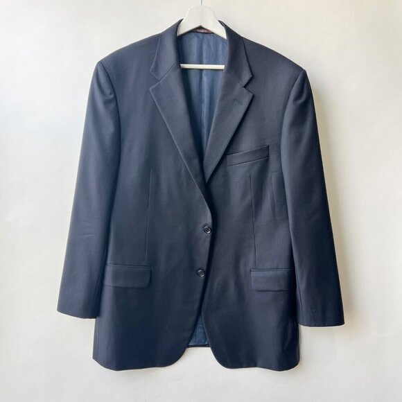 Hickey Freeman for Nordstrom Loro Piana Superwool 130 Blazer, Navy, Size 44R - Picture 1 of 13